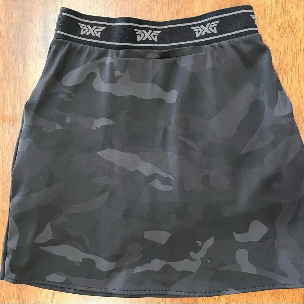 PXG Fairway Camo Flare Skort XS BuiltIn Shorts Tennis Pickleball Golf Activewear